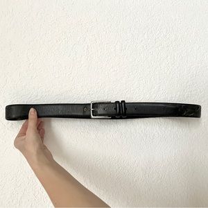 Polo Ralph Lauren mens black genuine leather belt